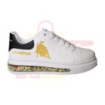 Lambrgn Mens White Shoes Effortless Comfort 01