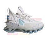 Glass Sole Shoes White for Man Effortless Comfort 01