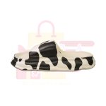 Cow Pattern Black & White Slippers for Soft Animals Cow Summer Slides Bathroom Non-Slip Beach Sandals - Image 2