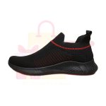 Men Shoes Comfortable Mens Casual Shoes Breathable Lightweight Slip-on Sneakers Shoes Black Red White - Image 2