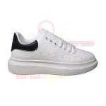 Macqueen Mens Tennis Sports Running Casual Vulcanized Skateboard Platform White Shoes
