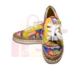 Women's Fisherman Shoes Lace up Woman Shoes Side Zipper Moccasins - Image 3