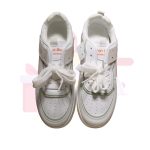 Shoes White Autumn Leather Korean Platform Sneakers Walking Student Outdoor Lace Up Vulcanize Shoes - Image 4
