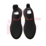 Men Shoes Comfortable Mens Casual Shoes Breathable Lightweight Slip-on Sneakers Shoes Black Red White - Image 5