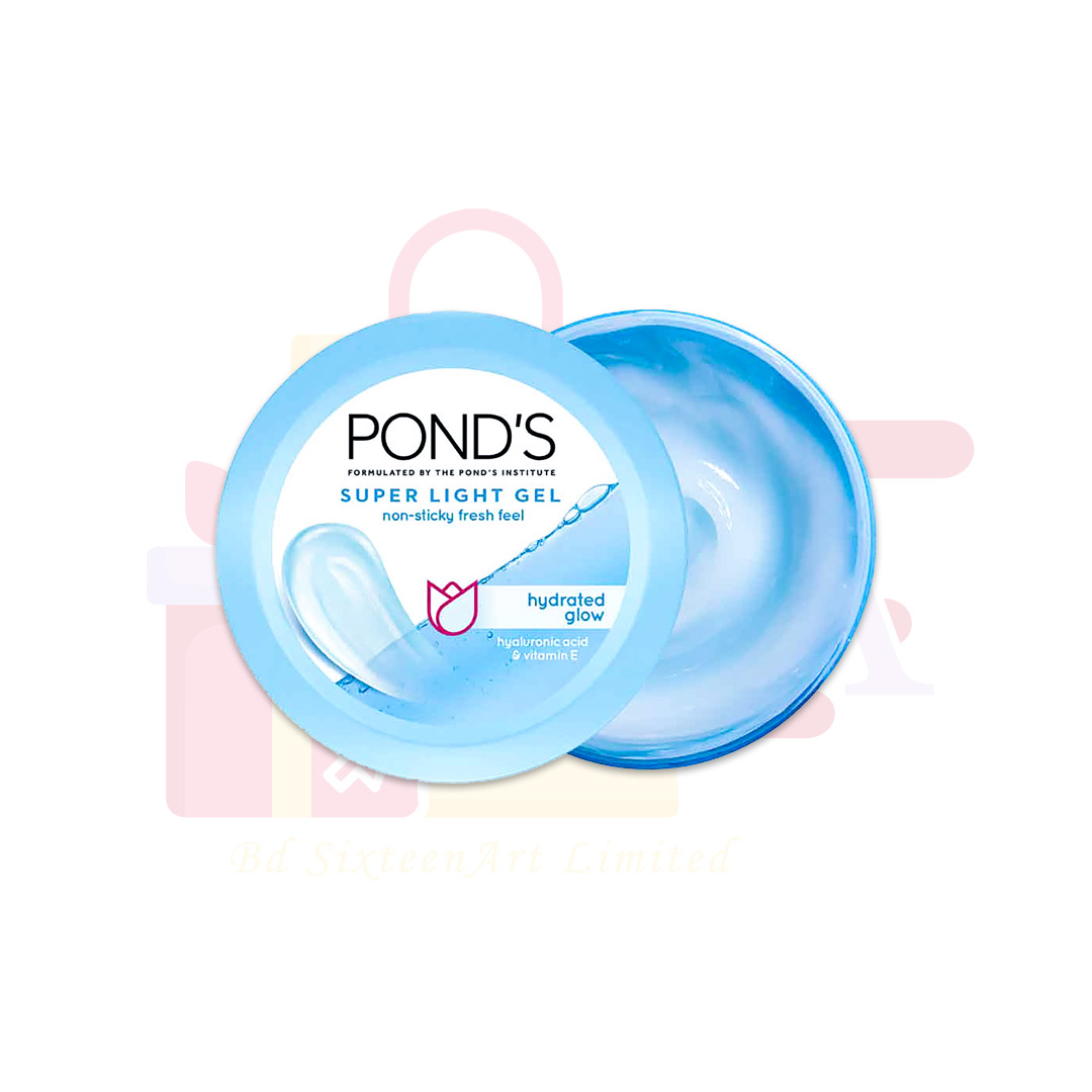 C-1176 Ponds Hydrated Glow Super Light Gel Moisturiser 50g/100g - Image 1