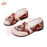 Fashion Low-Cut Straw Woven Pumps Ethnic Style Embroidered Girls Flower Prin Shoes - Image 4
