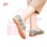 Boho Tribal Pattern Slip-On Comfort Flats – Stylish Everyday Casual Shoes - Image 4