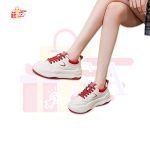 Top quality leather stylist shoes white comfortable durable other trendy women's casual shoes - Image 4