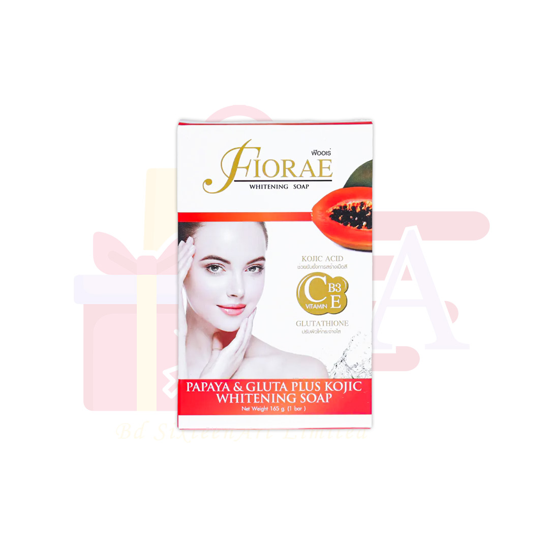 C-1197 Fiorae papaya & gluta plus kojic whitening Soap - Image 1
