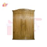Premium Carved Wooden Almirah with Double Doors | চিটাগাং সেগুন কাঠের 2 পাট আলমারি | 2 PALLA ALMIRAH