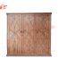 Elegant Classic Wooden 3-Door Almirah with Carved Design