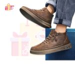 Pu-Leather Brown Boots for Men Winter Sneakers - Image 4