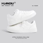 Classic all-white low-top sneakers - Image 9