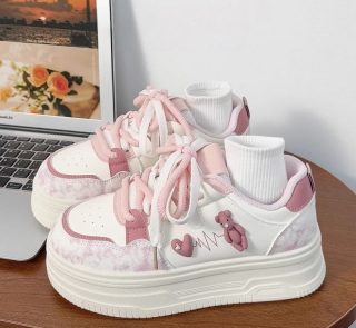 Sweet Teddy Platform Sneakers