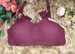 Seamless, ribbed fabric for stretch and comfort Bra - Image 4
