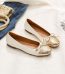 Golden Cap Toe Classic Ballet Shoes